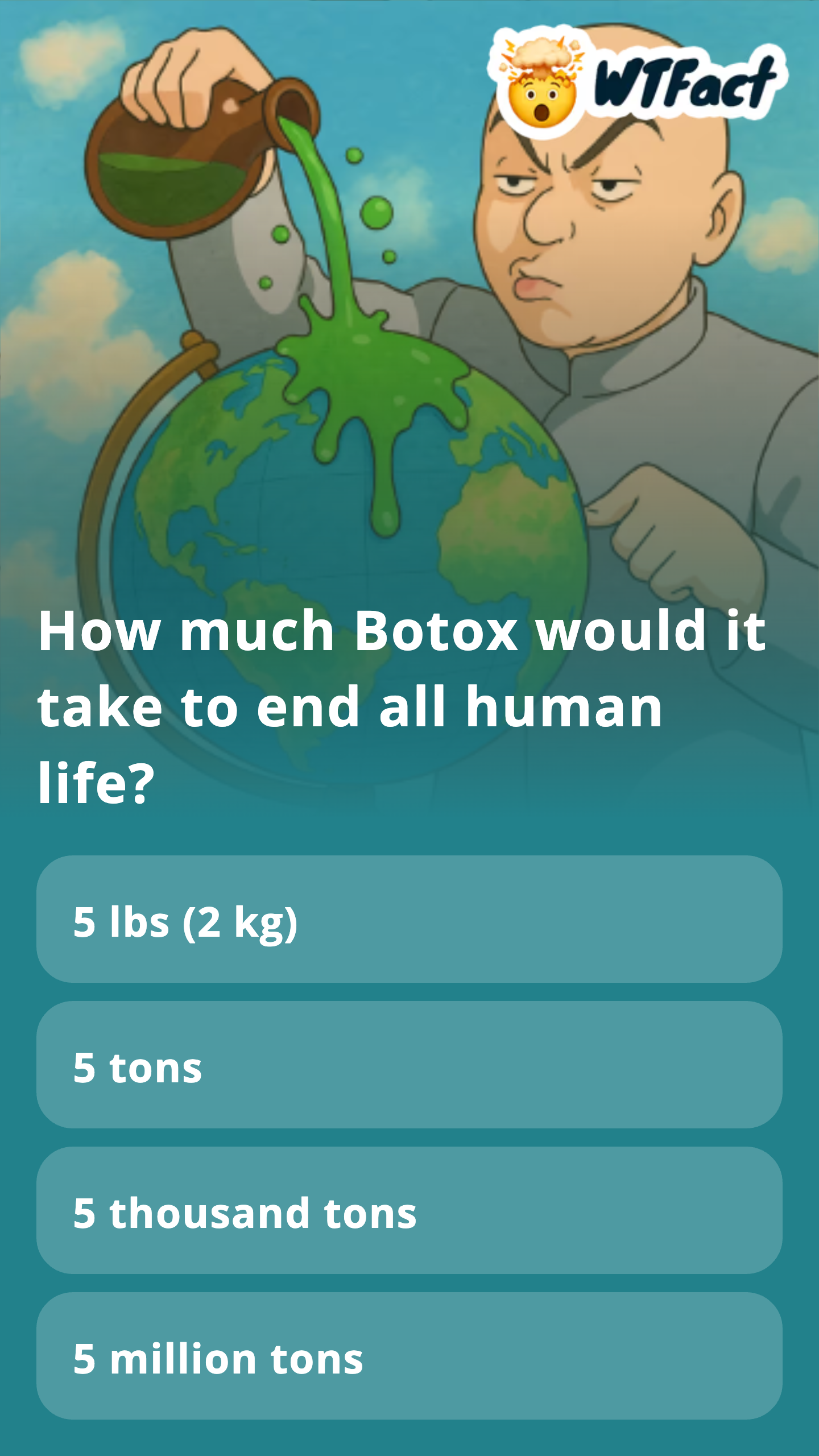 WTFact app screenshot 1
